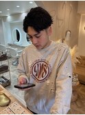 スパイラルパーマ/メンズパーマ/波巻/マッシュ/波巻きスパイラル