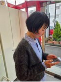 コンパクトボブ/ショートボブ/スタイリング楽チンスタイル