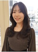 大人のロングレイヤー／オリーブカラー
