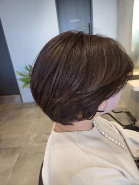 ジェコ ブラン(gecko. brun) ナチュラルショートボブ/上品ヘア/暗髪/朝ラク #武蔵小山美容室