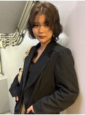 海外girlなふわふわボブ