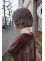 チャプター 問屋町(chapter)&nbsp;髪質改善ミニボブパツっとボブブリーチなし透明感ケアカラー