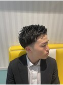 【ローフェード×アップバングスタイル】［東中野］［バーバー］