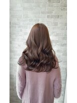 カットウェルズ ラブコオリヤマ 郡山店(Cut Well's Love Koriyama) ベージュカラー×レイヤーセミロング