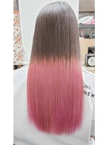 マノアマノデュオ(mano.a.mano Duo)&nbsp;【派手髪】グラデーション～ピンク～