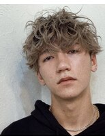 ベル 銀座5丁目店(Belle)&nbsp;Belleメンズ　色気のあるクシャッと寝ぐせパーマ〈Belle銀座〉