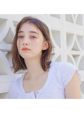 ミット バイ ツリー 吉祥寺(mit by tree) 外ハネニュアンスくびれヘアファンシーロブ