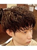 束感マッシュ!ふんわりソフトツイストパーマ