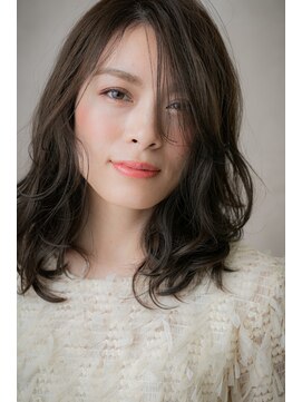 カバーヘアアンドスパ ブリス 浦和(COVER HAIR&SPA bliss) 透け感グレージュアシンメトリーこなれヘアY浦和30代40代50代