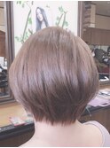 耳かけ可　小顔　ショートボブ