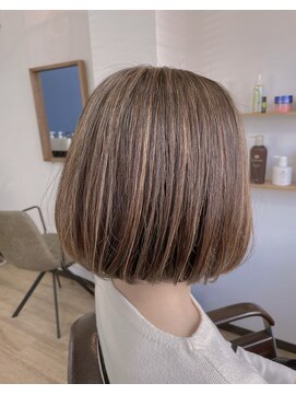 ヘアーファーブ(hair farve) ハイライトボブ