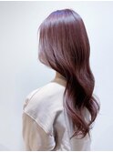 韓国風ピンクベージュ