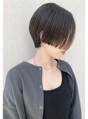 【morio】札幌ショート 大人かわいい黒髪ハンサムショート