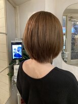 アミュレ(Amule)&nbsp;大人キュートなまるみショートボブオリージュ40代梅ヶ丘美容室