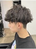 □カルマパーマ#マッシュパーマ#ウルフ＃アッシュブラック