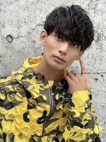 アーリー(Ali'i)&nbsp;ソフトツイストパーマ刈り上げマッシュショートレイヤーメンズ