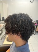 波巻きスパイラルパーマ メンズパーマ 緩めパーマ