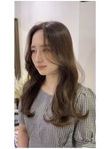 トリートメント ブリーチなしダブルカラー 前髪縮毛矯正