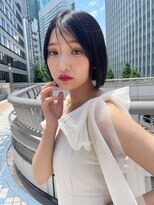 ユーカナヤマ(u Kanayama) 素肌に透明感/黒髪シアーボブ