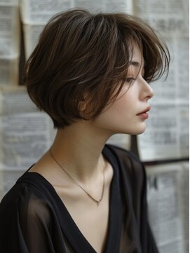 アルトリスト(Altruist Aging×HAIR&SPA) ★暗めカラーグランマッシュフェイスフレーミングデザインカラー