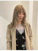 ミディアムレイヤー/レイヤー/ローライト/ケアブリーチ