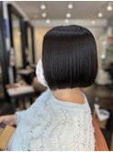 20代30代40代50代◎黒髪/シンプルボブ