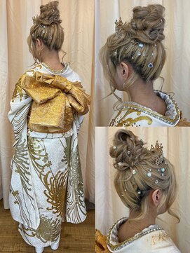 ヘアーメイク ツインズ(Hair Make TWINS) 華やかスジ盛りオリジナルアップ☆