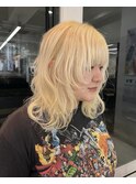 レイヤースタイル 顔周りカット