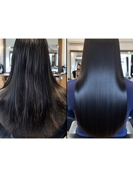 美髪矯正=縮毛矯正×髪質改善であなたの人生で1番輝く艶髪を叶えます。[徳島/矯正/髪質改善]