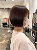 マッシュショートおしゃれ女子ウルフヘア外ハネボブレイヤーボブ