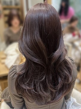 バイオレット 横浜店(Violet) ラベンダーブラウンラベンダーベージュレイヤーカット　KA-71