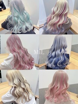 ミル 心斎橋(MIL)の写真/【８月上旬NEW OPEN】あなたの理想のハイトーンカラー。[MIL］で透明感ある髪色を手に入れよう！[心斎橋]
