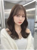 韓国　レイヤーカット　ネビージュ