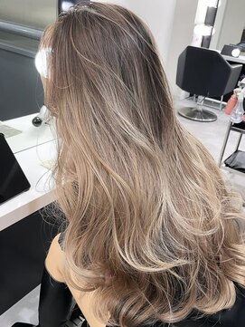 ラキング ギンザ トウキョウ(LAKING GINZA) くびれヘア/アプリコットオレンジ/夏/ハイライトカラー[銀座駅]