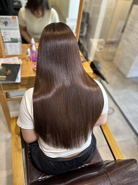 ブレンドバイハピネス(Blend by happiness) 艶ブラウン髪質改善　奈良　西大寺