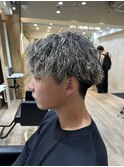 ［雰囲気抜群］金メッシュ×ツイストスパイラルパーマ