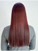 おくれ毛ブリーチハイトーン韓国ヘアロング_ba558041