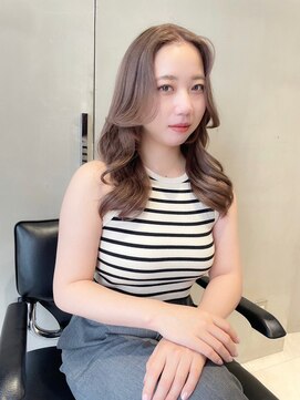 ヘアサロン ガリカ 表参道(hair salon Gallica) 【田中杏実】ワンホンミルクティベージュカラー