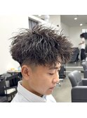 ツイストスパイラル/アップバング/ツイスト/メンズパーマ