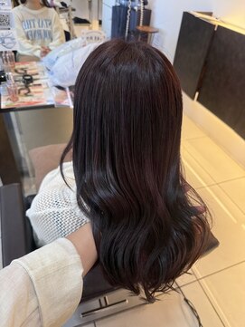 フォルテ 草薙店 ピンクラベンダー　暗髪カラー　冬カラー