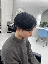 サイ(PSY)&nbsp;スパイラル/アップバング/七三パート/センター分け/ショート