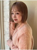 大人可愛いコンパクトミニボブ