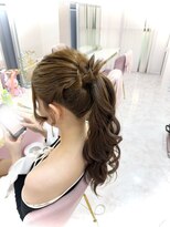 ルート(Ru-t)&nbsp;★夜限定メニュー★「￥1500ヘアセット」 8.ポニーテール
