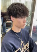 ツイストスパイラル×束感ショート