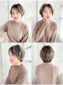《30代～大人透明感》白髪ぼかしハイライト＋艶カラー[銀座]
