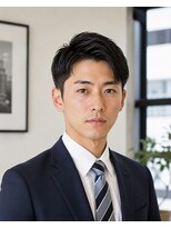 MEN's Baguz MEN'Sカット/ MEN'Sパーマ/ MEN'Sカラー 大人の色気を引き立てる好印象ビジネスセンターパート