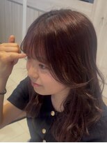 アース 郡山コスモス通り店(HAIR&MAKE EARTH)&nbsp;柔らかく女性らしい韓国風ロング