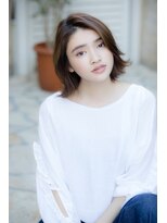 ヘアアンドスパ モーブ 世田谷(hair&SPA Mauve)&nbsp;大人かわいい無造作ジェンダーレスベージュカラーロブ☆