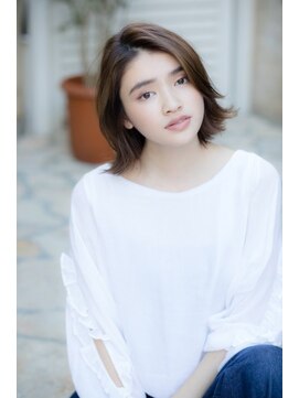 ヘアアンドスパ モーブ 世田谷(hair&SPA Mauve) 大人かわいい無造作ジェンダーレスベージュカラーロブ☆