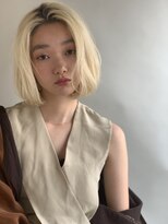 ミンクス 青山店(MINX) 色気のあるラフなブロンドボブ